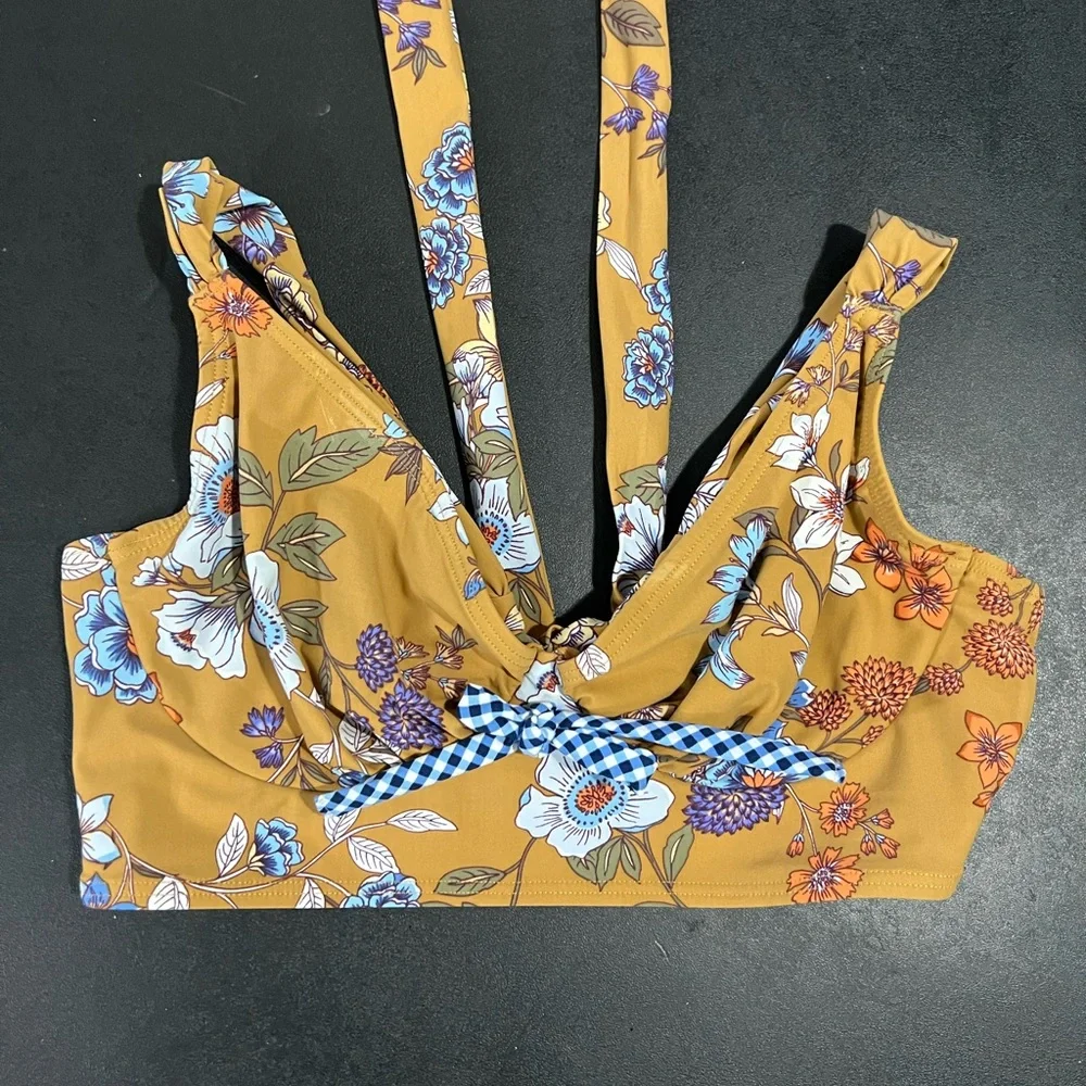 LN Skinny dippers swimsuit bathing Anastasia bikini top and daisy duke bottom S - Picture 4 of 10